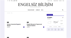 Desktop Screenshot of engelsizbilisim.com