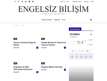 Tablet Screenshot of engelsizbilisim.com